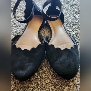 Torrid Ankle Strap Scalloped Flat, 9W